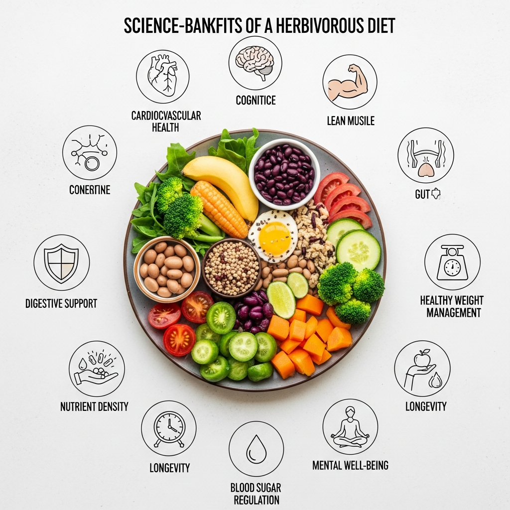 10 Science-Backed Reasons Why Herbivores Lead a Healthier Life